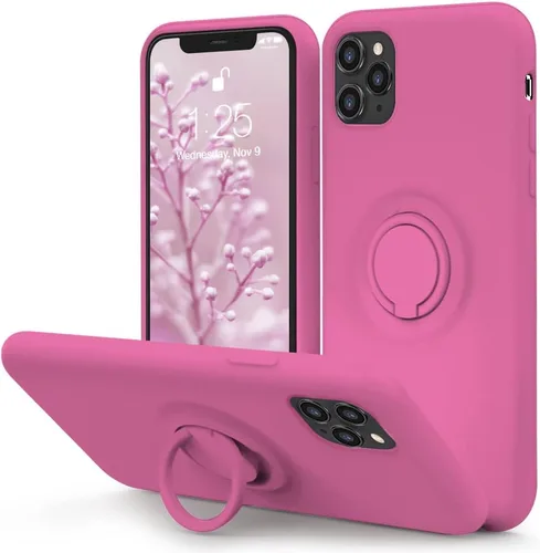 Miniatura 13 de MOCCA - Funda protectora con soporte de anillo, forro de microfibra supersuave y antiarañazos, de cuerpo completo y a prueba de golpes para iPhone 7