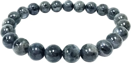 Miniatura 52 de Gem Avenue Handmade Round Bead Stretch Bracelet Unisex Natural Stone Beaded Jewelry for Men & Women, Elastic Wristband for Daily Wear