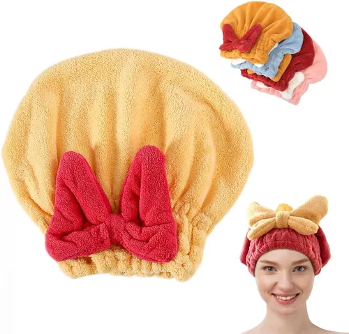 Miniatura 10 de Toalla de Envoltura de Cabello Superabsorbente para Cabello Húmedo, Nueva Toalla de Microfibra para Cabello 2026, Toallas de Cabello de Secado