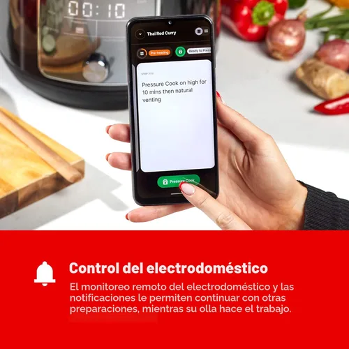 Miniatura 7 de Instant Pot Pro Plus Wi-Fi Smart 10 en 1, Olla a Presión, Olla de Cocción Lenta, Arrocera, Vaporera, Sartén para Saltear, Yogurtera, Calentador