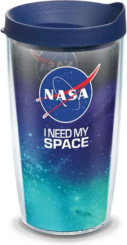 Miniatura 15 de Tervis Vaso aislado de doble pared NASA I Need My Space hecho en Estados Unidos mantiene las bebidas frías y calientes, 24 onzas, clásico