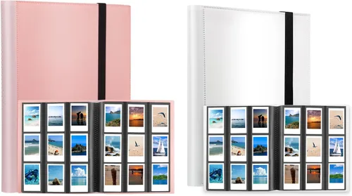Paquete de 2 álbumes de fotos de 432 bolsillos para cámara instantánea Fujifilm Instax Mini, cámara Polaroid, para cámara instantánea Fujifilm