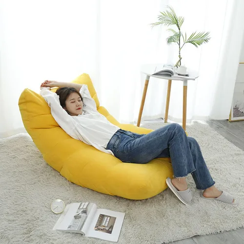 Miniatura 5 de Sillón de descanso, sofá de piso perezoso, puff para sala de estar, silla de esquina, dormitorio, sala de belleza, oficina, sofá perezoso, sillas