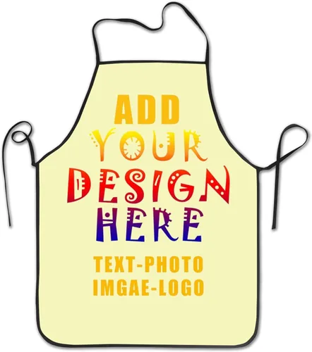 Miniatura 36 de Delantal personalizado personalizado para mujeres y hombres, delantales de cocina para cocinero, nombre personalizado, texto, logotipo, imagen