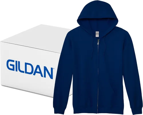Miniatura 40 de Gildan Sudadera con capucha y cremallera completa para hombre