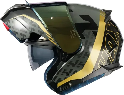 Miniatura 7 de HAX Amatista Casco Modular de Motocicleta con Visera Dual Abatible - Casco Aprobado DOT/ECE, Ligero, Cómodo y Elegante para Hombres y Mujeres