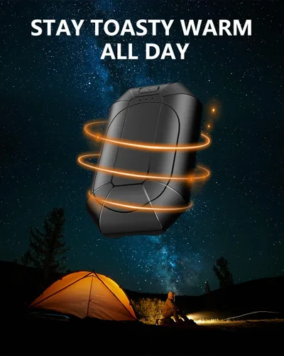 Miniatura 7 de Hand Warmers Rechargeable, Dnaleao 2 Pack 4000mAh Electric Portable Pocket Heater, Heat Therapy Great for Outdoors, Hunting, Golf, Camping, Warm