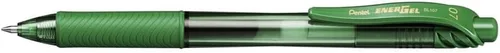Miniatura 3 de Pentel EnerGel-X - Lapicera de gel líquido retráctil, punta de 0,7 mm de metal, trazo medio, 3 unidades, Verde