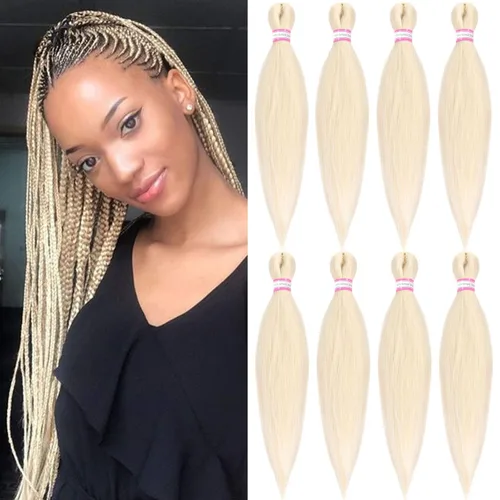 Miniatura 44 de Extensiones de cabello para trenzar preestiradas, color negro, 12 pulgadas, 8 paquetes de cabello natural para trenzar, fácil trenza, ajuste de agua