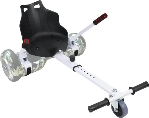 Miniatura 8 de Hoverboard - Kit de Go Kart, accesorio universal para asiento de scooter con marco ajustable y rueda de deriva de 360° para niños y adultos, se