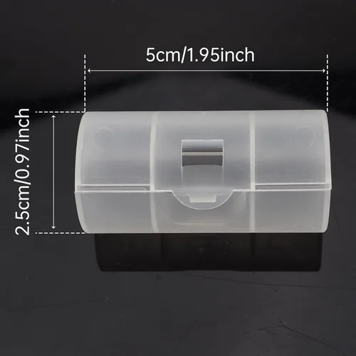 Miniatura 5 de Convertidor de batería de tamaño AA a C, cajas de batería de la caja del soporte del adaptador de batería de 4pcs