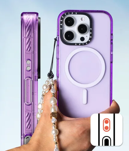 Miniatura 7 de Funda Impact de CASETiFY para iPhone 13 Pro Max con Magsafe - Estuche Claro Cuento de Invierno - Claro Negro Estuche transparente Winter Tale