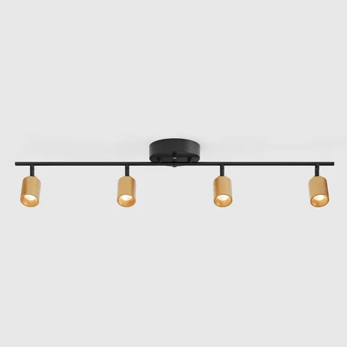 Miniatura 15 de Shura - Luz de pista blanca de 2 luces con cabezales ajustables, bombillas LED integradas, kit de iluminación de riel de 15 pulgadas, luz de techo
