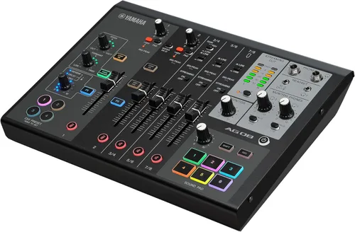 Miniatura 9 de Yamaha AG03MK2 Mezclador de bucle de transmisión en vivo negro de 6 canales/interfaz USB con Steinberg Software Suite
