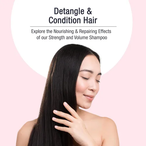Miniatura 5 de Climaplex Acondicionador de fuerza y volumen, propiedades hidratantes y protectoras, contiene beneficios desenredantes, deja el cabello suave como