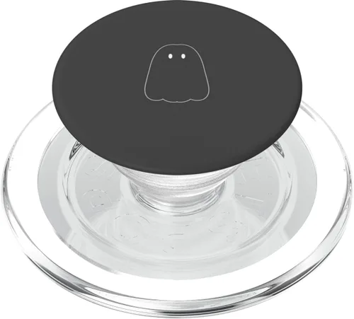 Miniatura 8 de Lindo fantasma de Halloween antracita PopSockets intercambiables PopGrip