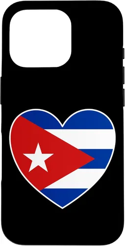 Miniatura 20 de iPhone 13 Pro Max I Heart Cuba - Divertida funda con bandera cubana