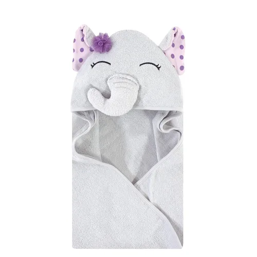 Miniatura 104 de Hudson Baby Toalla unisex de algodón con capucha con cara de animal para bebé, abeja amarilla, talla única Amarillo Bee