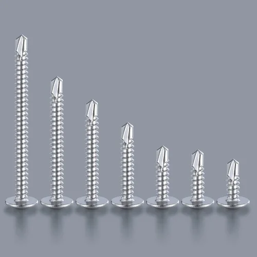 Miniatura 3 de (200 piezas) Wensilon #10×1" para Tornillos Autorroscantes para Chapa Metálica de Acero Inoxidable 410 con Cabeza de Brida de Alta Resistencia