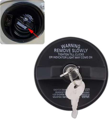 QODOLSI 1 funda para tanque de combustible bloqueada, cerraduras de tanque de combustible para reemplazar #77300-47020 10504, tapa de depósito de