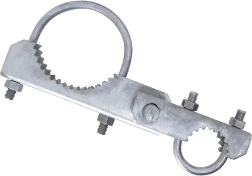 VIVIDA Bisagra de puerta de eslabones de cadena, bisagra de 180 grados para valla de alambre, resistente, ajuste de poste de 4 pulgadas de diámetro