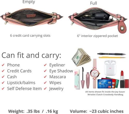 Miniatura 3 de joy susan Mini cruz para mujer bolso de mano de pulsera