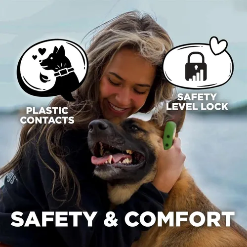 Miniatura 5 de Dogtra CUE Verde – Collar electrónico para entrenamiento de perros con control remoto – Entrenamiento hecho fácil para dueños de perros cotidianos