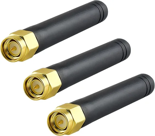 Antena de 433 MHz SMA macho de goma de pato, paquete de 3, antena de pulgar direccional GSM Omni para módems de radio aficionados, puntos de acceso,