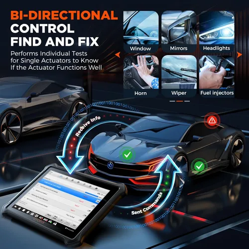 Miniatura 3 de OTOFIX Herramienta de escaneo bidireccional D1 Lite con actualizaciones gratuitas de 2 años, escáner de diagnóstico automotriz para todo el sistema