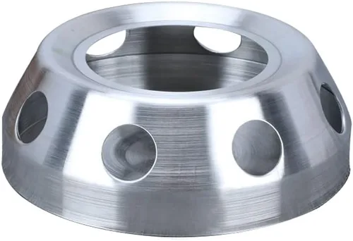 Calentador de tetera, calentador de té de acero inoxidable cepillado, soporte para tetera o base calentadora de café, color plateado