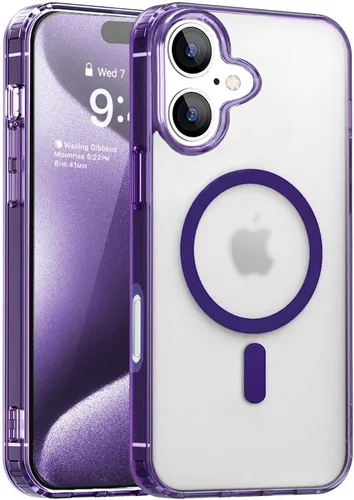 Miniatura 35 de S. Tedazo Funda magnética para iPhone 7 Plus/8 Plus compatible con MagSafe, no amarillea, protección de grado militar, funda ultradelgada a prueba