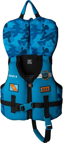 RONIX Boy's Top Grom CGA Life Vest | Durable Soft Comfortable Floaty Swimming Life Jacket for Kids with Plush Inner & Back Supportive Foam