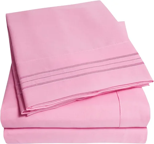 Miniatura 18 de Juego de sábanas y fundas de almohada de la colección 1500 Supreme, tamaño Queen, estampado Paisley gris - Juego de sábanas y fundas de almohada