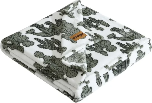 Miniatura 13 de Wrangler - Manta, ropa de cama de felpa suave, decoración occidental para la cama o el sofá (Colt naranja brillante, 50 x 60 pulgadas)
