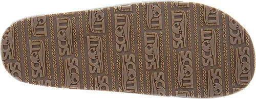 Miniatura 5 de Scott Hawaii Paha - Sandalias flexibles para hombre, sandalias de goma negras duraderas, tallas 7-14