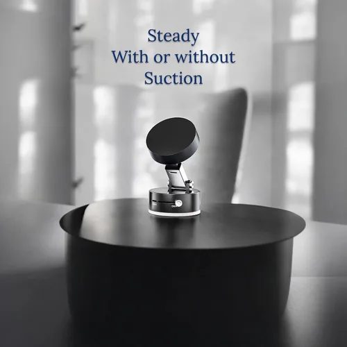 Miniatura 6 de Soporte de teléfono ajustable con interruptor de encendido/apagado, rotación de 360°, plegable y portátil, con soporte de teléfono multiusos