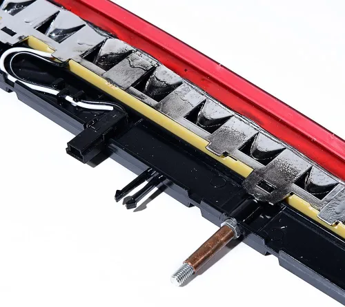 Miniatura 5 de Repuesto OE para BMW E63 E64 645CI 650I M6 6-Serie Coupé Convertible Trasero Rojo LED Tercera Luz de Freno, Lente Roja