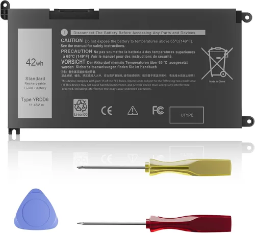 Batería YRDD6 1VX1H de 42 Wh para Dell Inspiron 3493 3501 3582 3583 3584 3593 3793 5480 5481 5482 5485 5491 5493 5585 5590 5590 55 591 5 593 5594