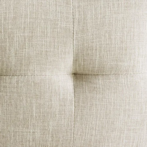 Miniatura 7 de Modway Privy Taburete tapizado de tela de acero inoxidable negro, beige
