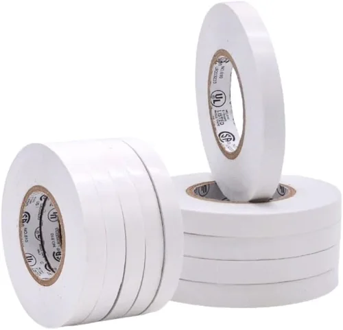 Miniatura 119 de WOD ETC766 - Cinta eléctrica blanca de uso general de grado profesional con núcleo certificado UL/CSA. Cinta eléctrica adhesiva de goma vinílica