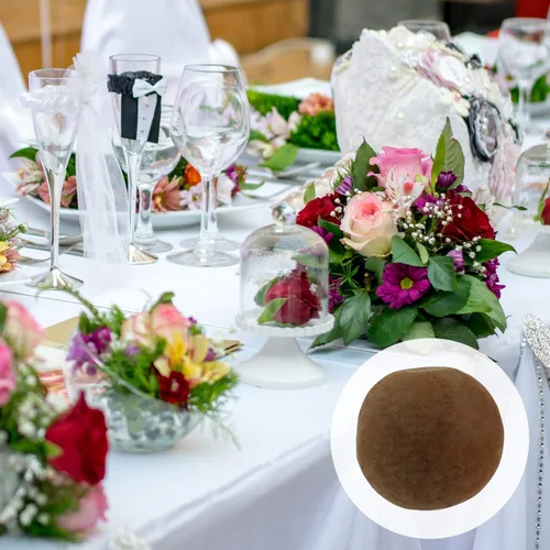 Miniatura 2 de Esferas de espuma floral de 4.7 in Esferas florales redondas DIY Kit de arreglo floral verde redondo seco húmedo espuma boda pasillo flores