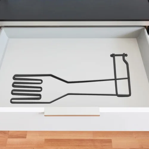 Miniatura 3 de Guantes de cocina Estante de secado, SUS 304 acero inoxidable plato guantes titular Negro