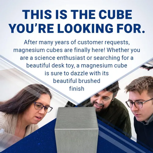 Miniatura 7 de Cubo de magnesio de 4 pulgadas, tamaño más grande