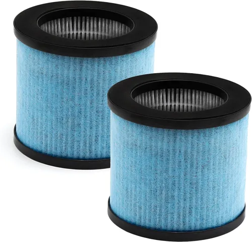 Miniatura 6 de TPAP002 Filtro HEPA de repuesto para purificador de aire TOPPIN TPAP002 Comfy Air C1, H13 HEPA tipo y prefiltro de carbón activado, TPFF002, paquete