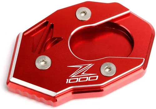 Miniatura 12 de KAnduo M Motorcycle CNC Aluminium Side Stand Enlarge Extension for Kawasaki Z900 Z650 Z1000 Z800 2010-2022 Z 900 Z 800 Z 650 Z1000r Z1000 Y