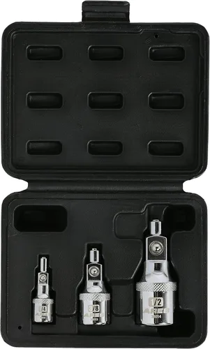 Miniatura 8 de ARES 36007 - Juego de 3 piezas de adaptador de extensión de zócalo magnético – Los adaptadores cuentan con puntas magnéticas para usar con pernos