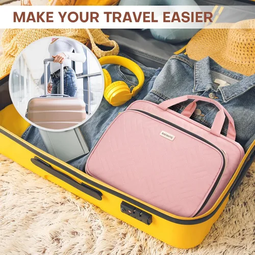 Miniatura 21 de Neceser de viaje con organizador de joyas, Beige