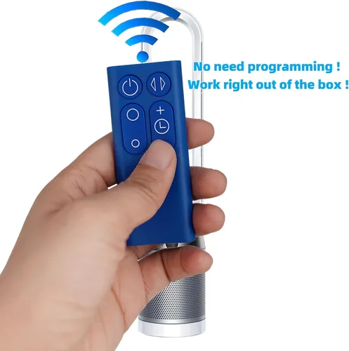 Miniatura 2 de Mando a distancia de repuesto compatible con Dyson AM11 TP00 TP01 Pure Cool Tower Purfier Fan (azul)