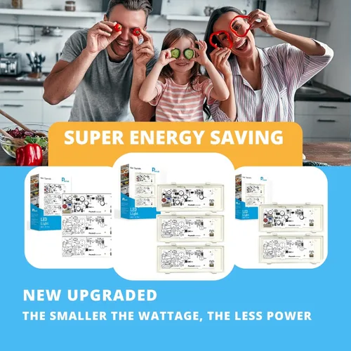 Miniatura 2 de Repuesto de luz LED para refrigerador W10515058 W10515057 compatible con Whirlpool Kenmore Maytag, cubierta de plástico no incluida, 4