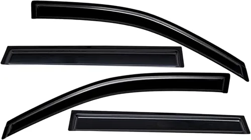 Miniatura 3 de Lightronic Visera de Ventana de Ventilación Automática Extra Duradera con Clip en Canal, Compatible con Chevrolet Traverse 2009-2017, Protector